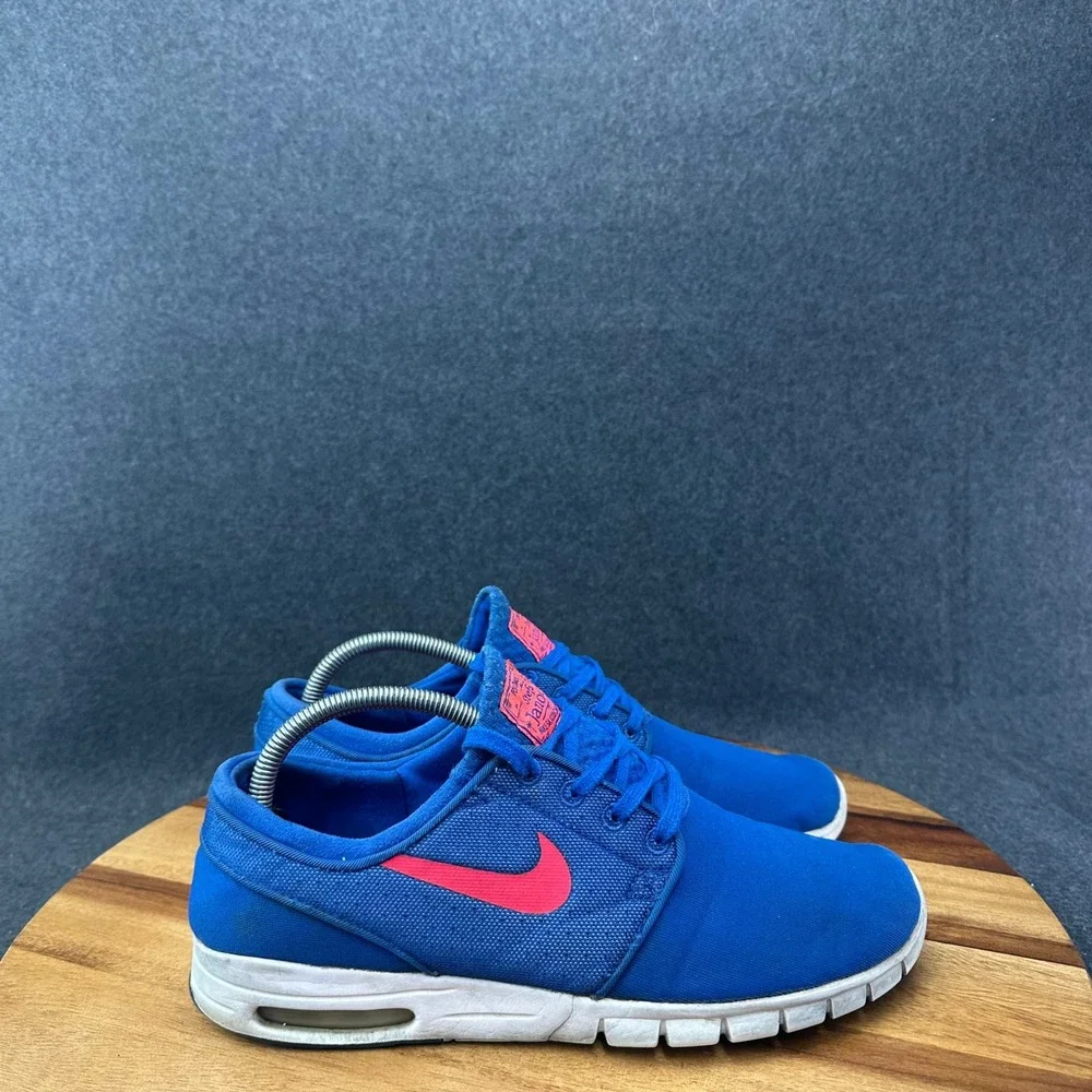 Nike Stefan Janoski Max Game Royal Hyper Punch Men's Sz 9.5 Shoes 631303-461